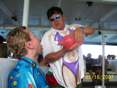 The Party Boat on the way to Isla Mujeres