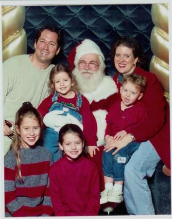 The Family with Santa, 2002.
