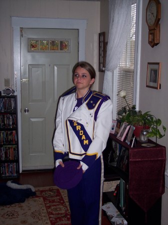 my daughter the band geek! lol