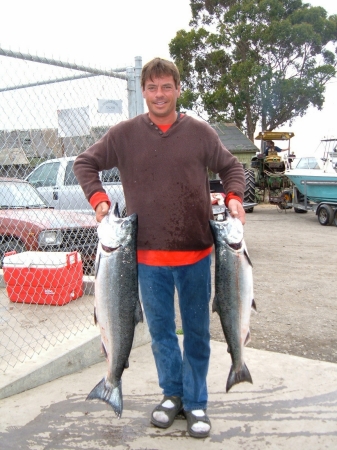 Salmon at Shelter Cove..26 lb. and 32 lb.