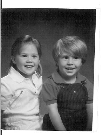 My oldest kids/Suzi and David '85