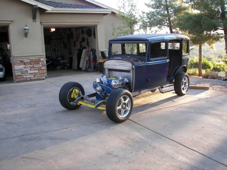 1931 Ford a the start of the build