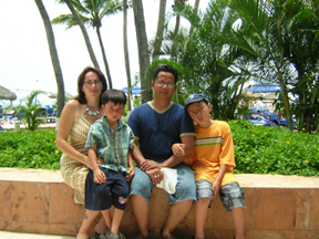 The Family at the Dorado Pacifico in Ixtapa