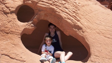 Our niece & daughter-Nevada 2008