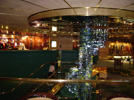 Lobby of Ms. Veendam Cruise Ship