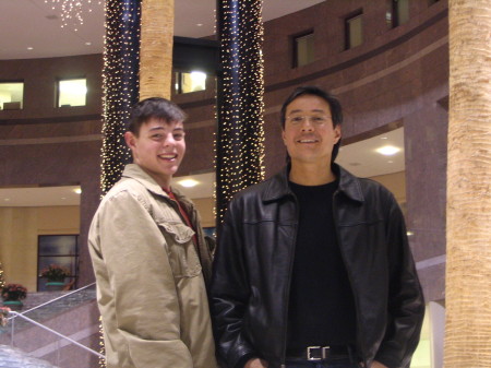 Jordon and I at the Winter Garden, WFC