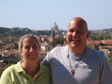 Maureen and I in Rome