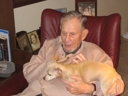 Dad and Baby...Dad just turned 91!