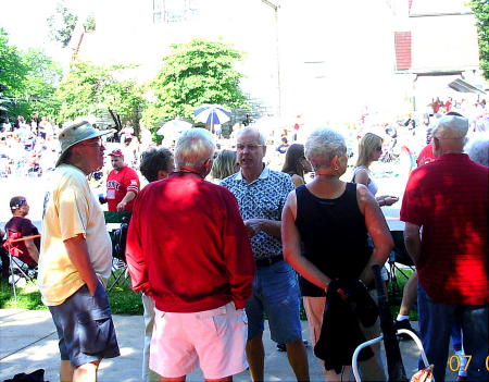 July 4th parade during reunion