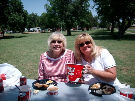 picnic with Mom on Mother's Day