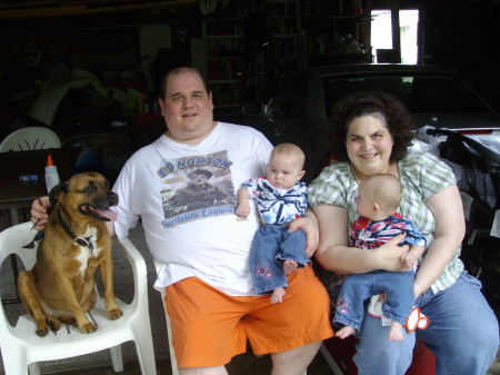 Our Little Family on the Girls' First 4th