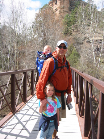 My family on a hiking trip