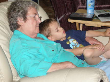 Jonathan & Grandma Snoozing