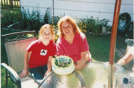 Niece Evie & Aunt Annette in 2006