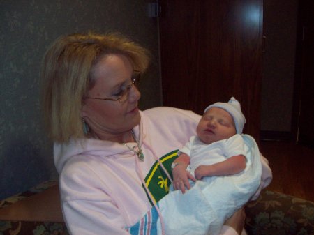 Me and my grandaughter, Kinley Faith