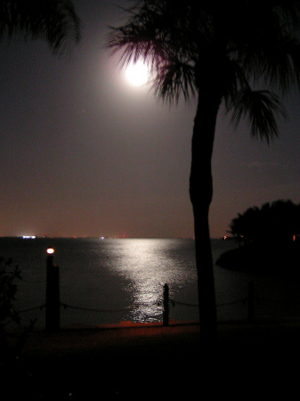 Full Moon over bay