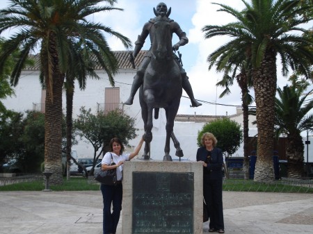 almagro-my mother and me in Spain