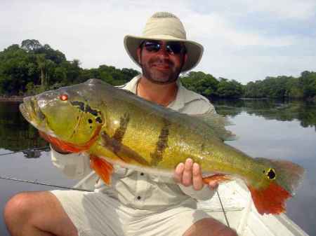 Fishing the Amazon River basin in Brazil