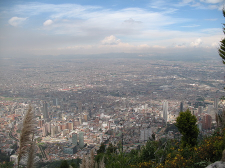 Overlook of Bogota, Colombia