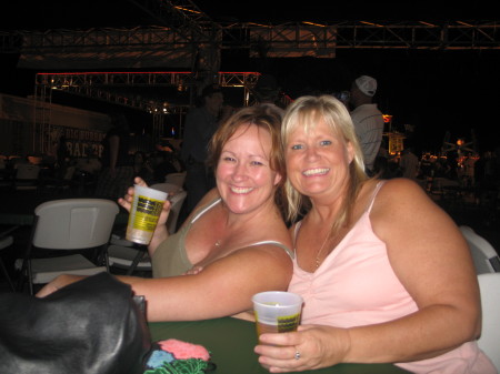 My sis and I at the fair