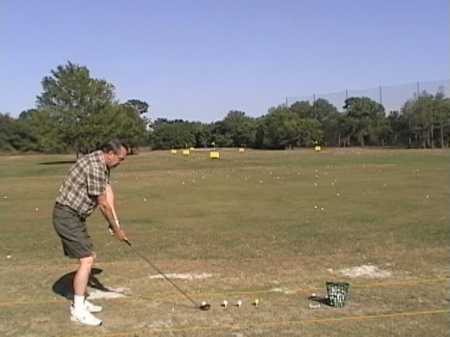 Me at the driving range