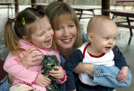 Cathy & kids