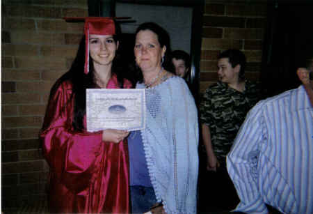 Mom and I at GED graduation