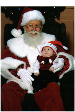 1st pic with Santa