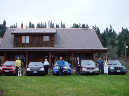 At home with Family and Subarus