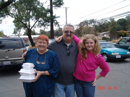 Yvonne, Dennis Scoles with Amanda Olson