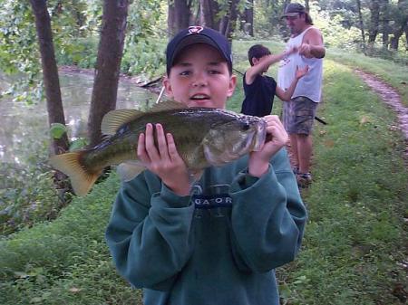 Nate with big bass