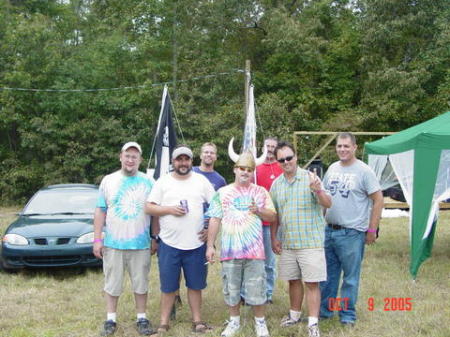 Old School Crew Hangin' at Dee & Dave's Fall Party 2005