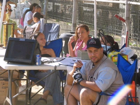 this is me at the softball league all-star game in the summer of 2005