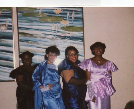 Sonya B, Chaundra W, me and Cherhea A.