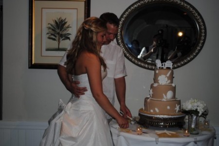 Cutting the cake