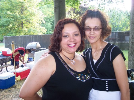 Cousin Mari and E.V. (me)