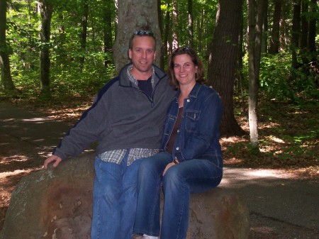 Dave and I at Hartwick Pines