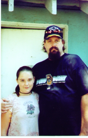 Darlas' brother Chuck and his daughter Nichole