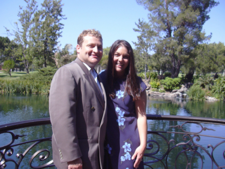 Adam and I at a friends wedding in Los Angeles 8/07