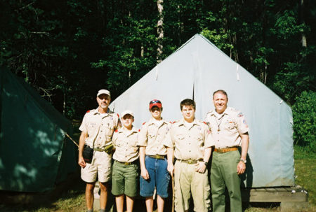 William Howington at Boy Scout Camp Rainey Mt. 2005
