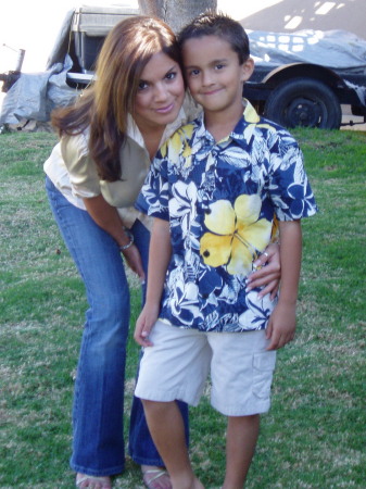 My Son and I, Thanksgiving Day 2005