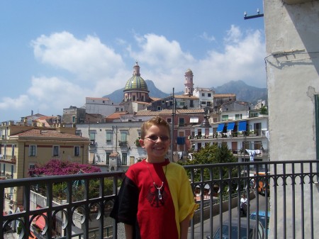 Our son Michael summer of 05 in Vietre Sul Mare, Italy