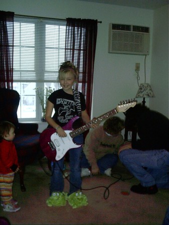 Kailey with her guitar