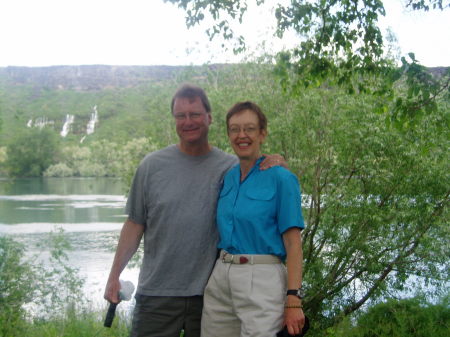 Snake River near Hagerman with my wife Karen