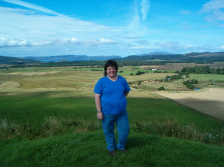 Me on top of Dunadd Fort
