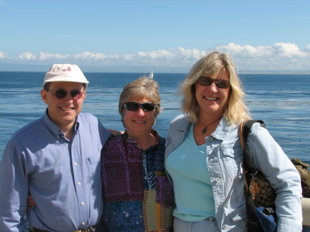 Paul Hynds, Debbie Reagan, and Betsy in Monterey