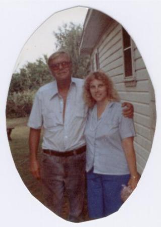 Carol with Dad, June 1988