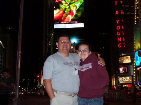 New York with my daughter