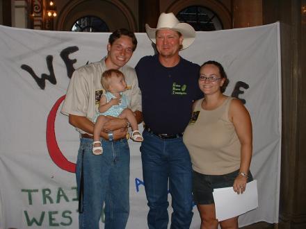 Tracy Lawrence and my family 2005