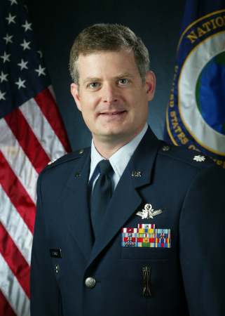 Air Force retirement photo, Mar 2006